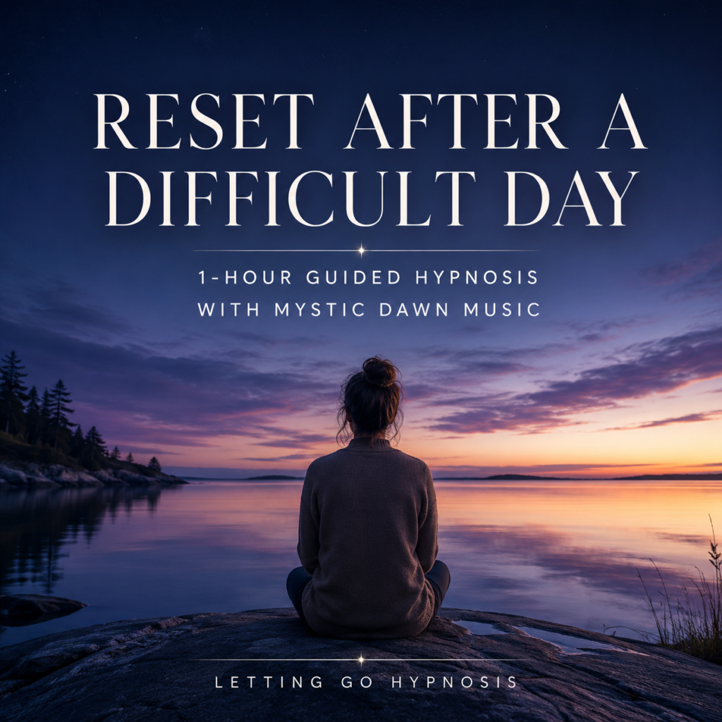Reset After a Difficult Day - one hour guided hypnosis audio with Mystic Dawn theta music
