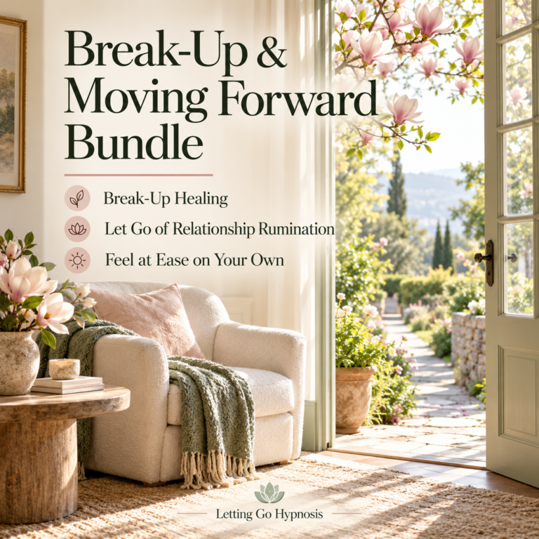 Break-Up & Moving Forward Bundle: Break-Up Healing, Let Go of Relationship Rumination, and Feel at Ease on Your Own.