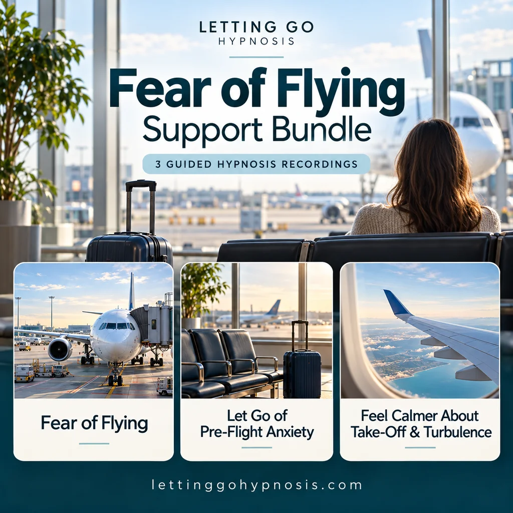Fear of Flying Bundle with Fear of Flying, Let Go of Pre-Flight Anxiety, and Feel Calmer About Take-Off and Turbulence.